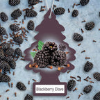 Car Air Freshener | Hanging Tree Provides Long Lasting Scent for Auto and Home | 24 Air Fresheners |Blackberry Clove