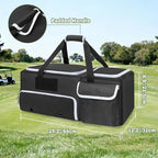 2 Layer Golf Trunk Organizer with Bottom Shoe Space, Golf Car Locker for Men & Women, Holds 2-3 Shoes, Balls, Tees, Cap, Gloves and Clothes (Patenting Design)