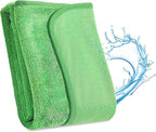 Microfiber Towels for Cars, 35.4" x 23.6" Car Drying Towel, Green Reusable Car Towel, Quick Drying Car Microfiber Cleaning Cloth for RVs, SUVs, Trucks