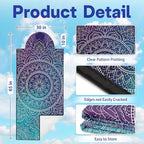 2 Pack Car Seat Towel Covers, Sweat-Proof Microfiber Seat Protectors for Gym, Running, Beach & Workout, Breathable Quick-Dry, Machine Washable, Gradient Mandala Print, Universal Fit