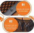 4 Pcs Boat Storage Net Bag, ABS Plastic Car Framed Mesh Net Holder, Phone & Cargo Organizer with Screws for Auto, Rv, Boat, Pontoon, Truck Pocket Storage (12 x 8 Inch)