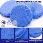 9Pcs Auto Cleaning Tools Set Contains Wheel Brush, Wash Mitt Microfiber, Foam Sponge Wax Applicator, Extendable Handle Interior Duster and 2 in 1 Air Vents Dashboard Clean Brush