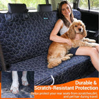 Dog Car Seat Cover for Back Seat, Waterproof Non-Slip Bench Protector for Dogs, Durable 600D Scratch Proof Seat Cover for Hair, Mud & Scratches, Travel and Daily Use in Cars Small SUVs