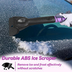2-Pack 57" Extendable Snow Brush with Ice Scraper for Car Windshield, 2-in-1 Rotating Head Snow Remover for SUV, Truck, and Car