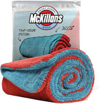 Extra Large Dual-Color Car Drying Towel XL - Edgeless & Ultra Soft & Absorbent - 36" x 28" - 1200 GSM Twisted Loop Microfiber Towel for Cars - Drying Towel Car Detailing - Car Wash Towels