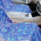 Car Seat Towel Covers with Storage Bag, 63 x 32 Inch Universal Non Slip Waterproof Sweat Protector for Car Truck, Gym Swimming Running, Machine Washable(2 Pack,Mandala)