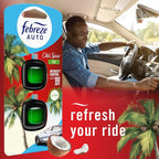 Odour-Fighting Auto Air Freshener, Car Vent Clip, Old Spice Fiji, 4ct