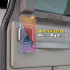 MP2FM-XCES0 MagicMount Pro2 Universal Flush Magnetic Cell Phone Car Mount Kit Compatible with MagSafe, iPhones, Galaxy, Pixel & All Smartphones
