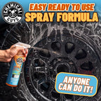 CLD1051602 Sticky Gel Citrus Wheel Cleaner Gel, (Safe For All Wheel Types) Works on Cars, Trucks, SUVs, Motorcycles, RVs & More, 16 fl oz (2 Pack)