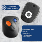 Keyless Entry Remote Control Car Key Fob Replacement for A269ZUA111