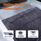 Car Drying Towel 1300 GSM, XL 24"x36", Microfiber Car Drying Towel, Twisted Loop Auto Drying Cloth, Ultra Absorbent, Fast Dry, Streak-Free Drying, Lint-Free & Scratch-Free, for Cars SUVs Trucks