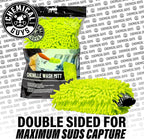 Chenille Premium Scratch-Free Microfiber Wash Mitt for Car Washing,Lime Green,Ultra-Soft Car Wash Gloves,Swirl-Free Finish,Safe for Trucks,SUVs,Motorcycles,and More,(Pack of 24)