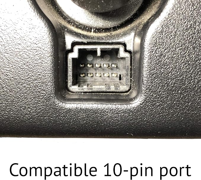Dongar Dashcam Power Adapter (10-pin Type A) Compatible with Select Nissan, Frontier, Titan, Altima, Infiniti, Subaru, Toyota & more. Connects to Rearview Mirror, Built-In USB Power Source, EZ Install