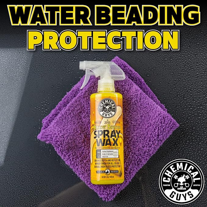 Spray Wax Blazin' Banana - Carnauba Car Wax Spray for High Gloss Shine and Protection, Safe for Cars, Trucks, SUVs, RVs, and More - 16 oz