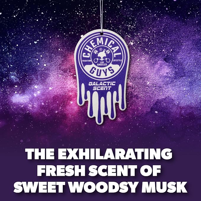 Galactic Scent Air Freshener and Odor Eliminator, 16 fl oz with 3 Pack of Hanging Air Fresheners (Great for Cars, Trucks, SUVs, RVs, Home, Office, Dorm Room & More) - HOL460