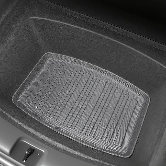 Floor Mats for 2024-2025 2026 Tesla Model 3 Highland | 6-Piece Set Extra-Thick TPE All-Weather Floor & Cargo Liners | Pet & Child-Friendly Custom Fit Interior Accessories