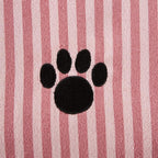 Pet Grooming Microfiber Towel, Striped Collection, X-Large, 41x23.5, Rose (Pack of 2)