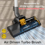Turbo Brush Head Shop Vac Accessory 1.25" with 2.5" Hose Adapter, 1-1/4" 2-1/2" Shopvac Attachment for Wet Dry Vacuums, Ideal for Pet Hair Removal on Carpets Area Rugs Hardfloors