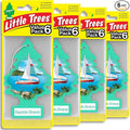 Car Air Freshener | Hanging Tree Provides Long Lasting Scent for Auto and Home | 24 Air Fresheners |Bayside Breeze
