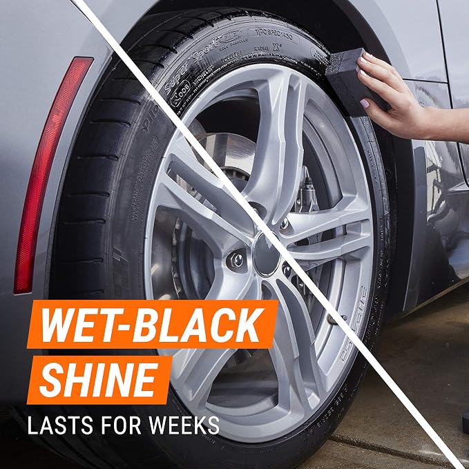 Extreme Tire Shine Gel, Restoring Color and Tire Protection, 18 Fl Oz (Pack of 2)