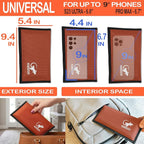 Faraday Bag Orange Nylon - Signal Blocker for Cell Phone, Car Key FOB, Data Privacy (ORANGE - NYLON)
