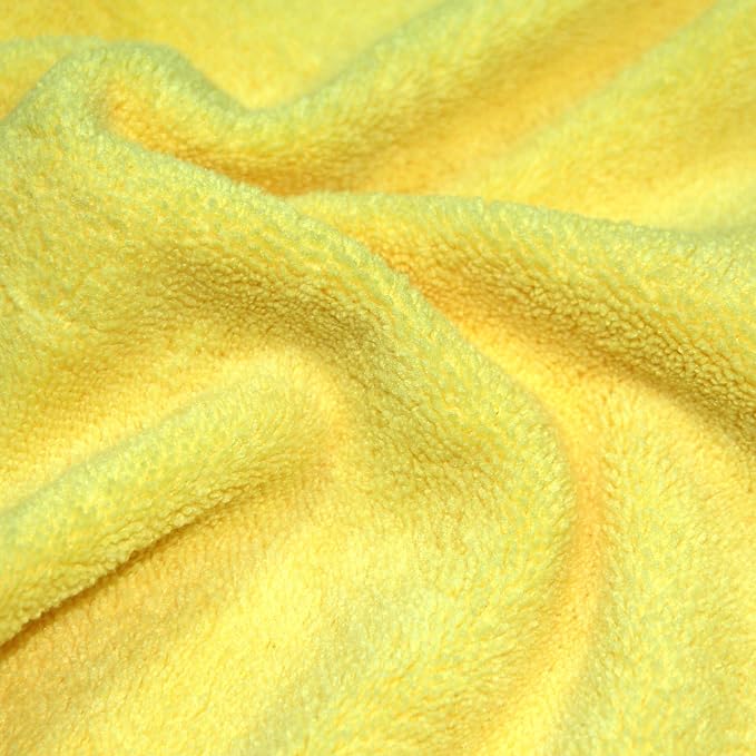 Premium Microfiber Cleaning Towel,16x16 in 36 Pack (Blue,Green,Yellow)