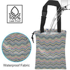 Car Garbage Bag Hanging Car Trash Can for Back Seat with Drawstring
