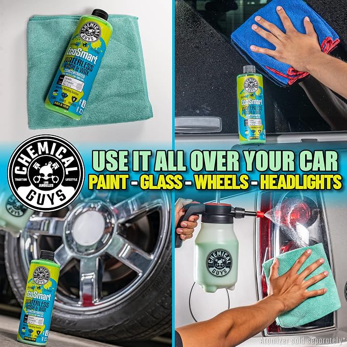 WAC_707 EcoSmart Hyper Concentrated Waterless Car Wash and Wax, Safe for Cars, Trucks, SUVs, Motorcycles, RVs & More, 128 oz (1 Gallon)