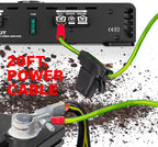 BP8K 8 Gauge Car Amplifier Installation Wiring Kit - A Car Amp Wire Kit Helps You Make Connections and Brings Power to Your Radio, Subwoofers and Speakers