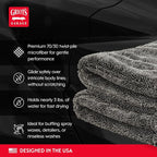 Griot's Garage PFM Ultrafast Edgeless Towels for Car Cleaning and Detailing, Hyper-Absorbent, Scratch-Free, Compact, 16” x 16”, Set of 2, 55539
