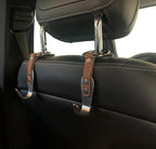 Headrest Hooks for Car 2 Pack Black