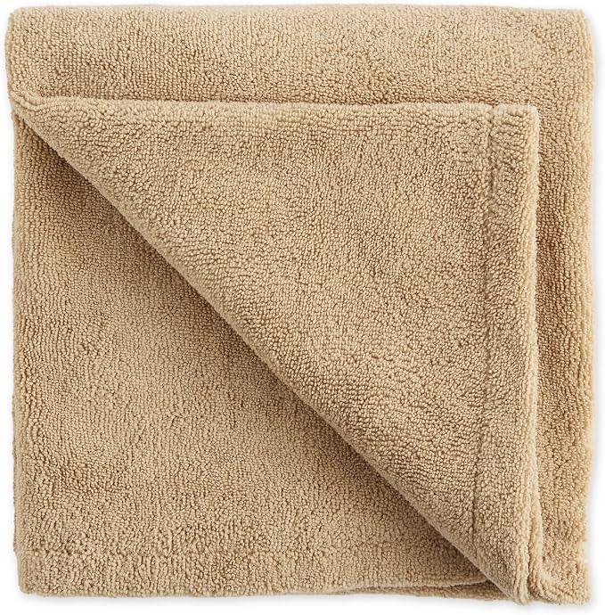 Pet Grooming Towel Collection Absorbent Microfiber X-Large, 41x23.5, Embroidered Taupe (Pack of 12)