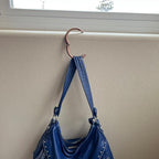 Bag Hanger Collection, The Ring that Opens into a Hook, Auto Closes | Holds 15 kg, Needs only 10mm to Hang a Hand Bag, Easy to Use with One Hand, The Instant Bag Hanger, 3 yr Warranty