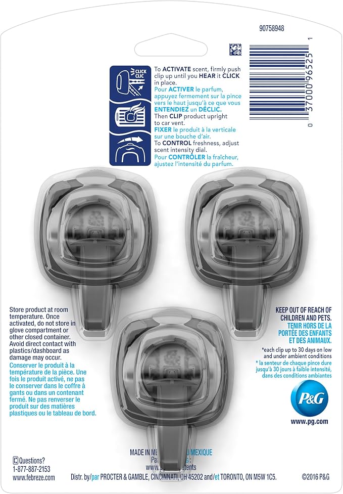 Car Vent Clip Air Freshener, Gain Original, 0.037 Pound
