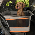 K&H Buckle N Go Dog Car Seat, Waterproof Fabric, Breathable Mesh Sides, Adjustable Seatbelt Leash, Pet Car Seat for Medium to Large Pets- 21 X 19 X 19in
