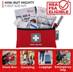 Compact First Aid Kit — Waterproof Rip-Stop Travel Case