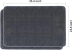 Microfiber Towels for Cars, 2 Pack 35.4" x 23.6" Car Drying Towel, Dark Gray Reusable Car Towel, Quick Drying Car Microfiber Cleaning Cloth for RVs, SUVs, Trucks