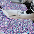 Car Seat Towel Covers with Storage Bag, 63 x 32 Inch Universal Non Slip Waterproof Sweat Protector for Car Truck, Gym Swimming Running, Machine Washable(2 Pack,Retro Kaleidoscope)