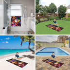 Kids Super Soft Cotton Beach Towel, 58 in x 28 in, Five Nights At Freddy's