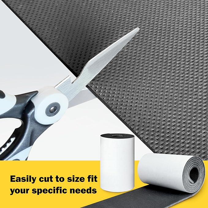 Garage Wall Protector for Car Doors, Self-Adhesive Foam Bumpers Guard,7.9 inch Wide Heavy-Duty Anti-Scratch&Anti Collision wall padding, Universal Fit for Garage, Warehouse & Parking 13.2ft