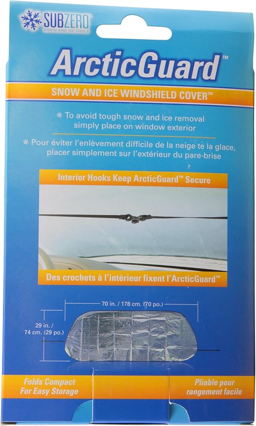 17511 ArticGuard Snow and Ice Universal Windshield Cover, 29" H x 70" W