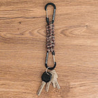 Paracord Keychain Carabiner Clip, D Ring Lanyard Hanger Stroller Hook for Water Bottle, Key, Backpacks, Men, Women