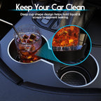Car Cup Coaster Universal Non-Slip Cup Holders Bling Crystal Rhinestone Car Interior Accessories 2 Pack Black