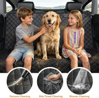 Back Seat Cover for SUV - Waterproof Non-Slip Dog Seat Cover for Toyota Tacoma/Jeep Grand Cherokee/Ford Explorer/Ranger/Chevrolet Colorado, Durable Scratch-Proof Bench Seat Cover for Dog