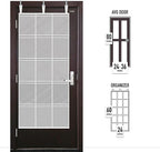 Large Mesh Over-the-Door Organizer, 15-Pocket Hanging Storage for Cruise & Home (24"x60"),Travel Essential for 2026-2027, Shoe & Bathroom Organizer for Closet, Cabin, or Behind-Door Storage