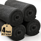 4 Pack Extra Large Car Drying Towels 48" x 24" Microfiber Towels for Car Detailing Ultra Absorbent Cleaning Cloth Without Streaks, Water Spots, Scratches for Trucks, Boat