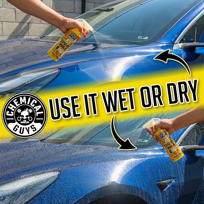 Spray Wax Blazin' Banana - Carnauba Car Wax Spray for High Gloss Shine and Protection, Safe for Cars, Trucks, SUVs, RVs, and More - 16 oz