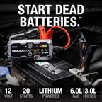 Boost GB40 12V 1000A UltraSafe Portable Lithium Jump Starter | Spark-Proof + Reverse Polarity Protection - Power Bank - 100-Lumen LED Flashlight - For 6.0L Gas and 3.0L Diesel Engines