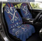 Car Seat Towel Cover 2 Pack for Front Seats, Sweat Absorbent Car Seat Protector with Non-Slip Backing, Waterproof Towel Car Seat Covers for Runners, Gym, Swimming, Beach, Eagle Gear