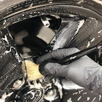 Car Detailing Brush Set, 3 Pack Interior and Exterior Detail Brushes, with Soft Boars Hair Bristles for Auto Interior & Exterior - for Cleaning Leather Seats, Air Vents, Wheels & Emblems